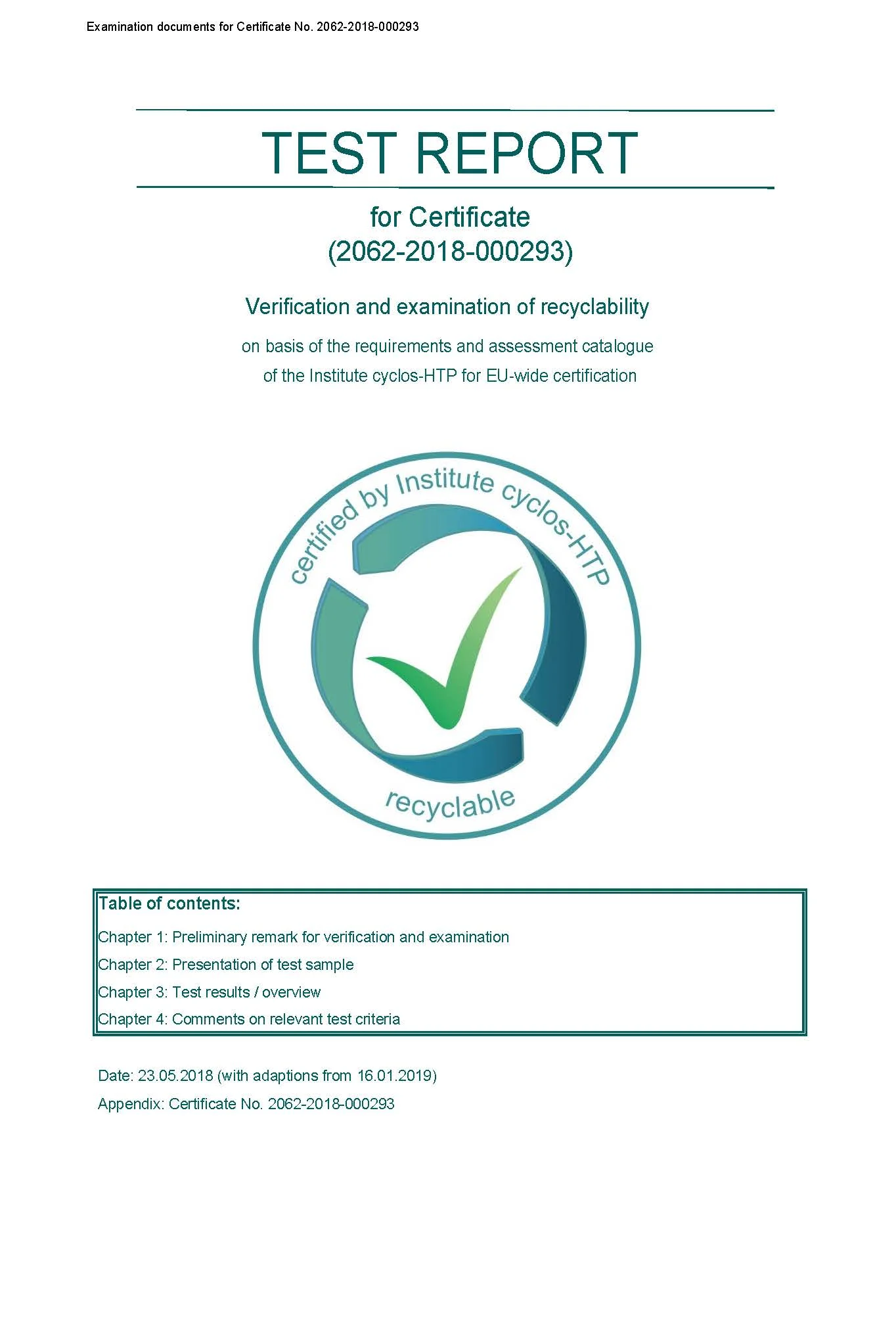 Der Grune Punkt Certification — Smart Planet Technologies